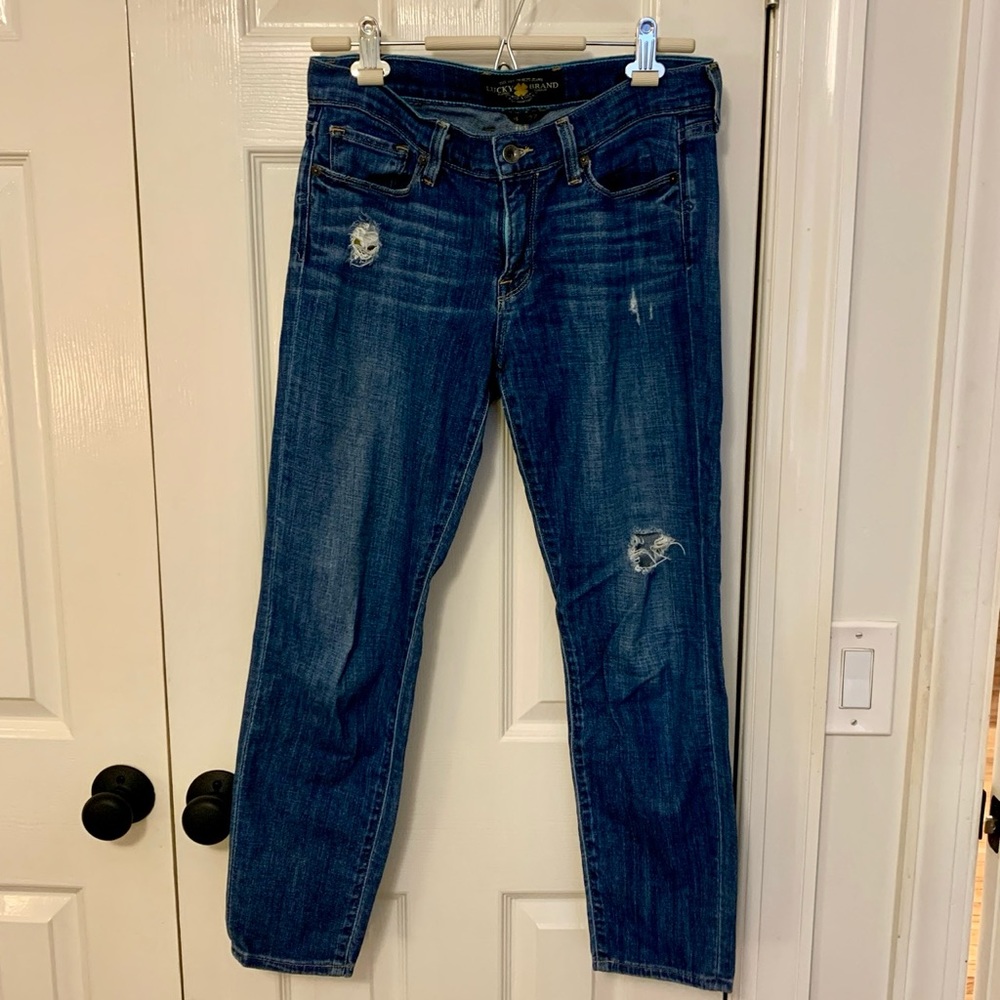 Lucky Brand cropped jean